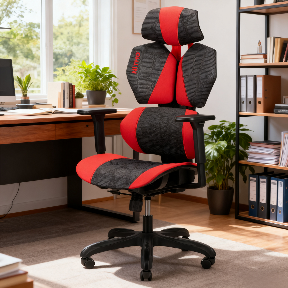NITHO WASP GAMING CHAIR RED primary product image