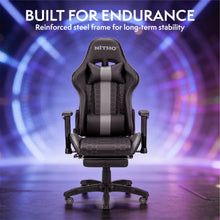 NITHO ACE GAMING CHAIR BLACK W/FOOTREST gallery media 4