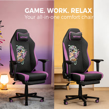 NITHO FORGE  GAMING CHAIR VIOLET W/FOOTREST gallery media 3