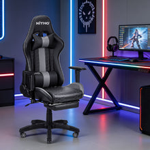 NITHO ACE GAMING CHAIR BLACK W/FOOTREST primary product image