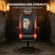 NITHO FORGE  GAMING CHAIR RED W/FOOTREST gallery media 2