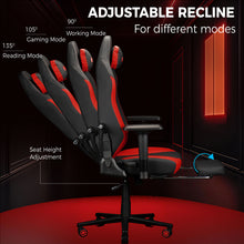 NITHO FORGE  GAMING CHAIR RED W/FOOTREST gallery media 7
