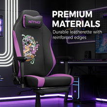 NITHO FORGE  GAMING CHAIR VIOLET W/FOOTREST gallery media 5