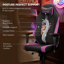 NITHO FORGE  GAMING CHAIR VIOLET W/FOOTREST gallery media 7