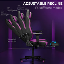 NITHO FORGE  GAMING CHAIR VIOLET W/FOOTREST gallery media 9