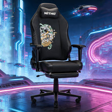 NITHO FORGE  GAMING CHAIR BLACK W/FOOTREST primary product image