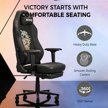 NITHO FORGE  GAMING CHAIR BLACK W/FOOTREST gallery media 4