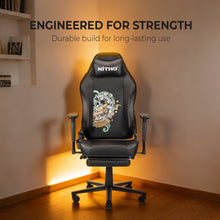 NITHO FORGE V2 GAMING CHAIR BLACK W/FOOTREST gallery media 2