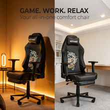 NITHO FORGE V2 GAMING CHAIR BLACK W/FOOTREST gallery media 3