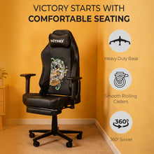 NITHO FORGE V2 GAMING CHAIR BLACK W/FOOTREST gallery media 5
