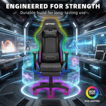 NITHO HALO GAMING CHAIR BLACK W/FOOTREST gallery media 8