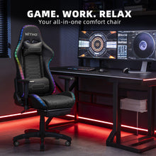 NITHO HALO GAMING CHAIR BLACK W/FOOTREST gallery media 2