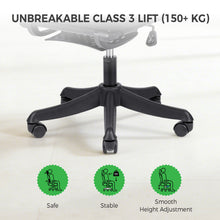 NITHO MC. I MESH CHAIRS BLACK W/FOOTREST gallery media 5