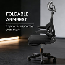 NITHO MC. I MESH CHAIRS BLACK W/FOOTREST gallery media 8