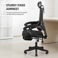 NITHO MC. II MESH CHAIRS BLACK W/FOOTREST gallery media 8