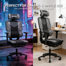 NITHO MATRIX V2 MESH CHAIRS BLACK W/FOOTREST gallery media 3