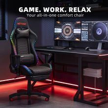 NITHO HALO GAMING CHAIR RED W/FOOTREST gallery media 3