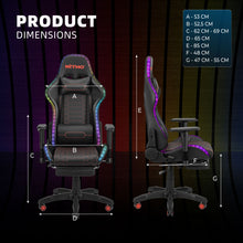 NITHO HALO GAMING CHAIR RED W/FOOTREST gallery media 6