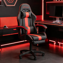 NITHO RAVEN GAMING CHAIR RED W/FOOTREST primary product image