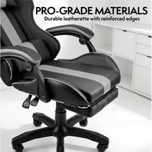 NITHO RAVEN GAMING CHAIR BLACK W/FOOTREST gallery media 4