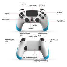 SMART PS WIRELESS CONTROLLER WHITE-BLUE