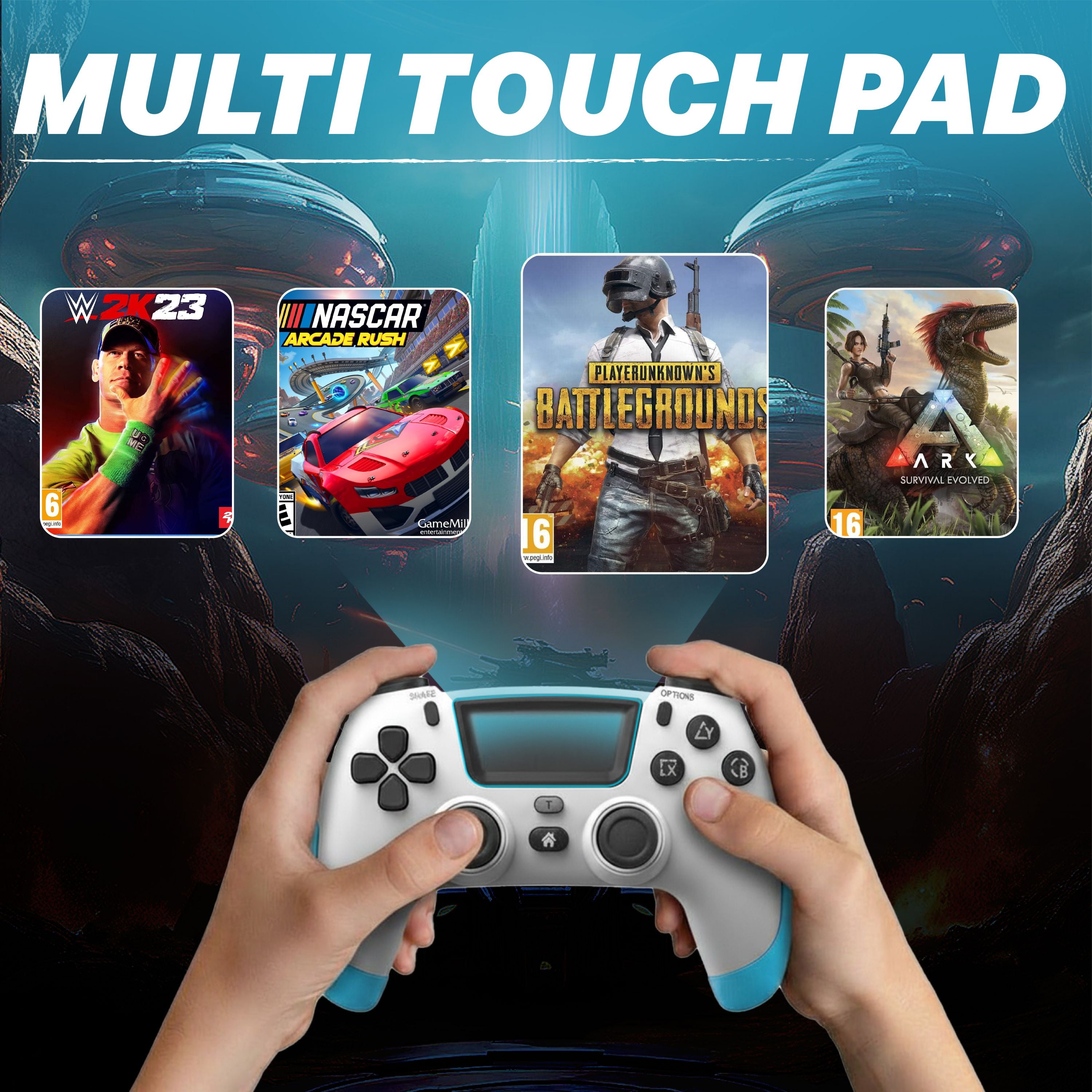 Smart Ps SMART PS (White) - PS4®/PC/Android®/iOS® Wireless Controller – NiTHO
