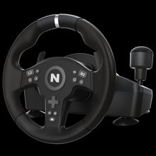 NiTHO DRIVE PRO V200 multi-format racing wheel with pedals and integrated gear shifter