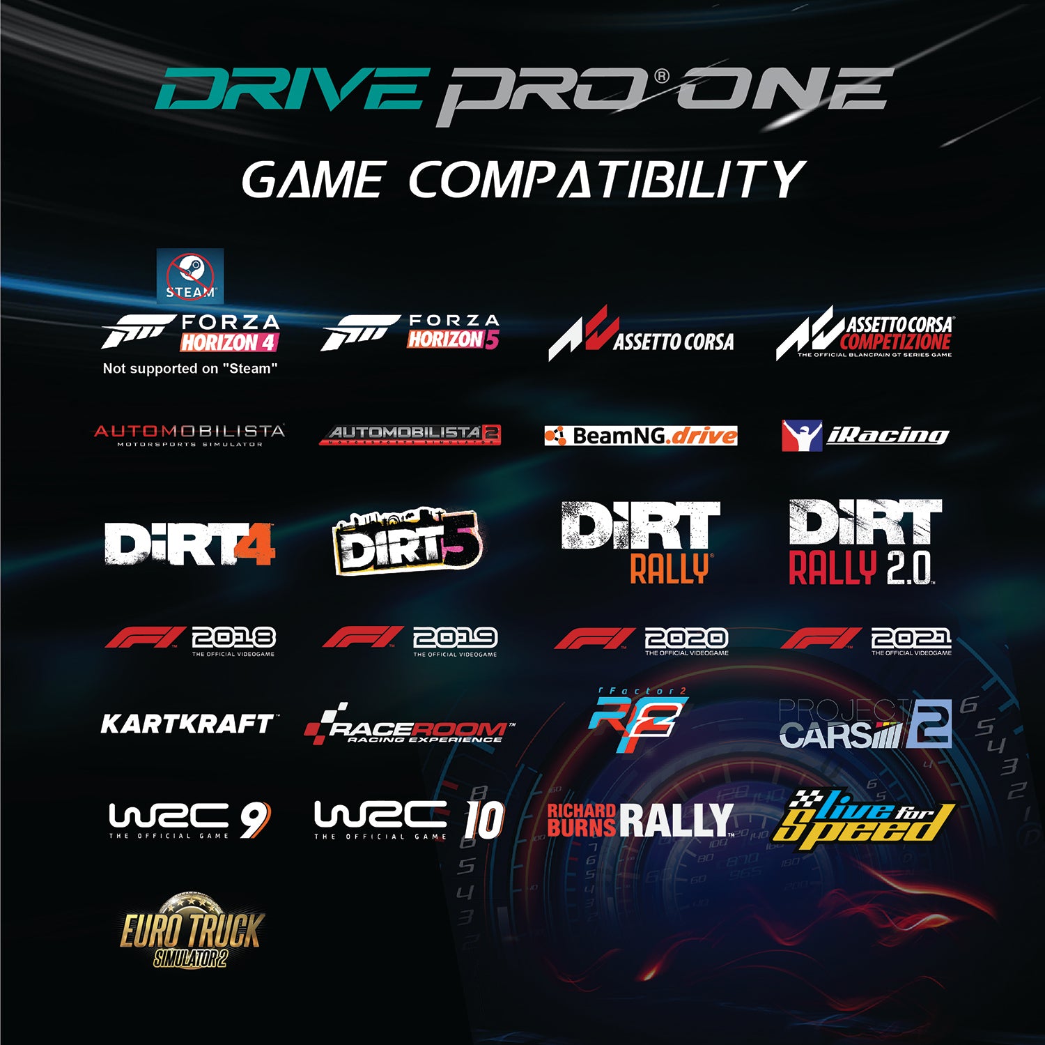 Drive Pro Store DRIVE PRO™ ONE - 8in1 Multi Format Racing Wheel – NiTHO